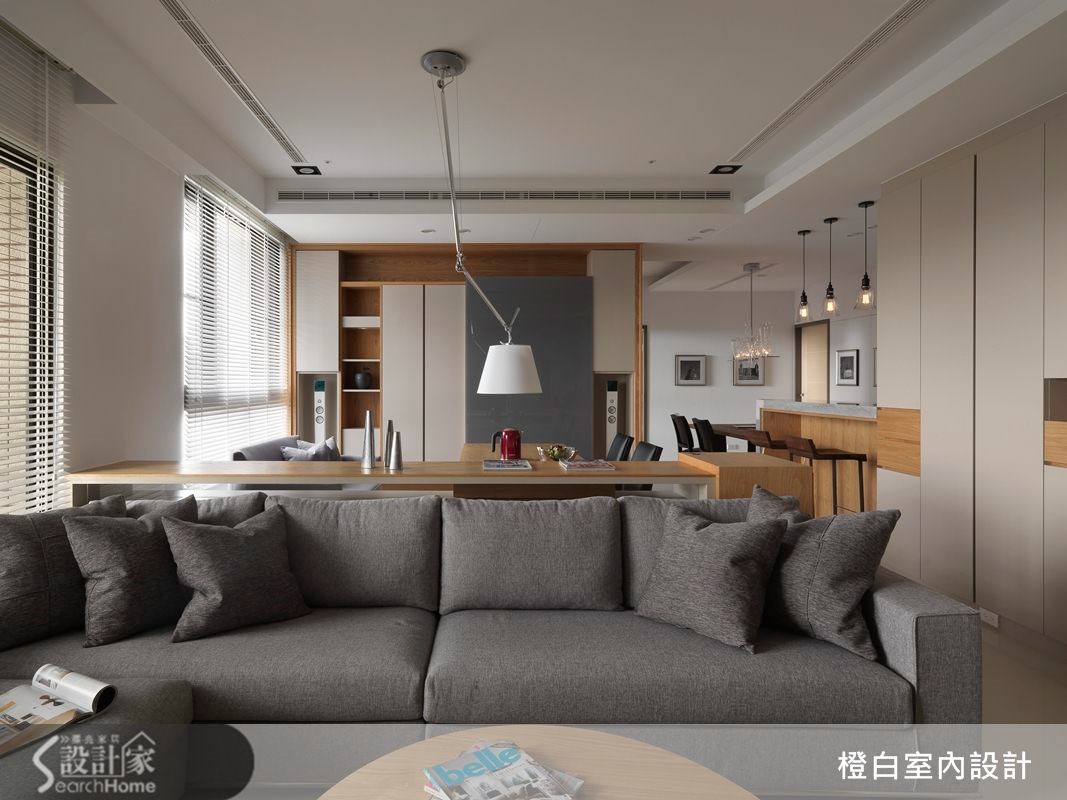 即將退休的屋主夫婦、與兒子共同生活,喜歡簡單空間、