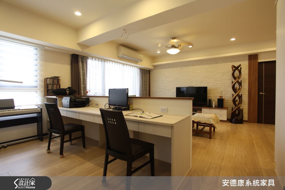 台中市南區有一間 38 坪屋宅,屋主曾旅居國外,對於空