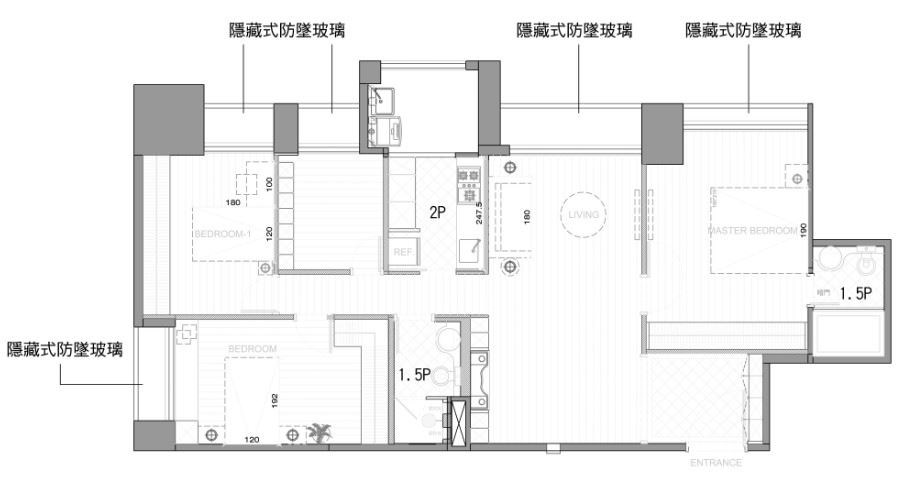 平面圖提供_郭璇如室內設計工作室 平面圖提供_郭璇如室內設計工作室