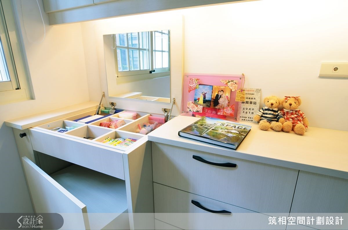 夫妻的甜蜜愛巢,融入新古典的輕奢華美感,同時規劃出