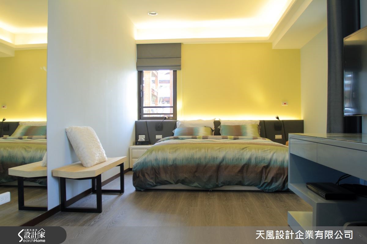 來到新北市新莊區的 70 坪新成屋,屋主是企業老闆,本