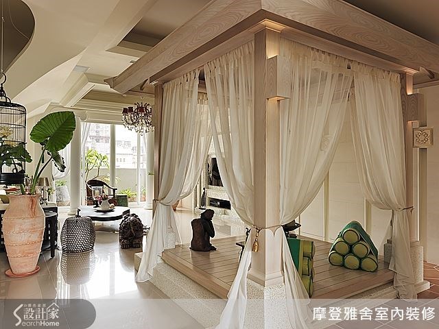 設計大宅,對摩登雅舍的王思文( Vivian )與汪忠錠(汪