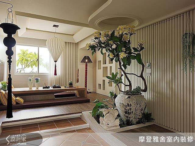 設計大宅,對摩登雅舍的王思文( Vivian )與汪忠錠(汪
