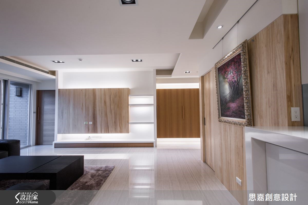 位於台北市中山區的新成屋, 35 坪的空間坪數將原本三
