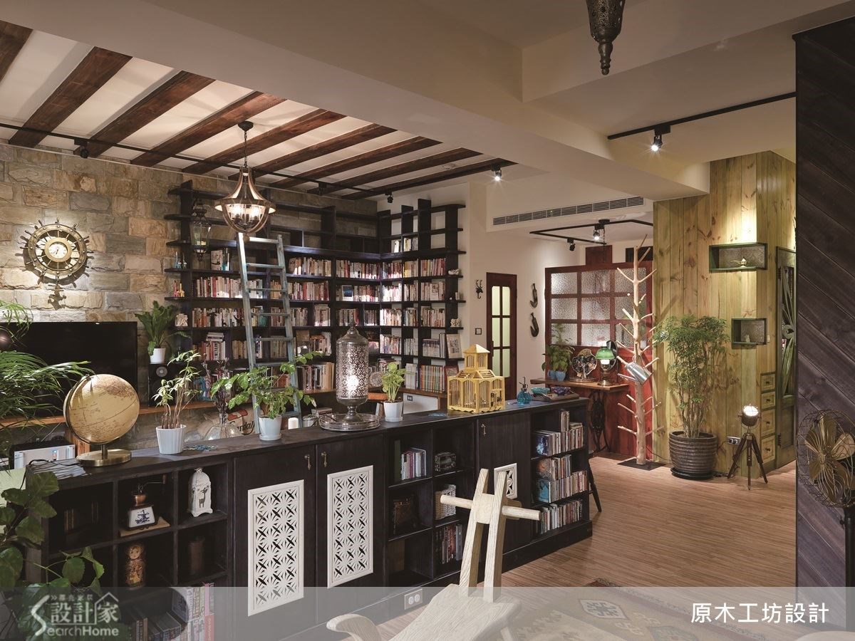 個性化居家設計,是原木工坊的作品給人最強烈的印象,
