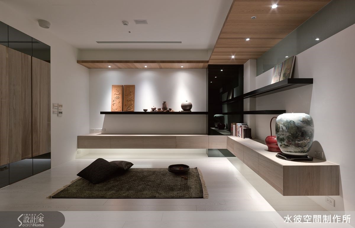 家也可以像是美術館,與屋主的珍藏品相互映襯,開展藝