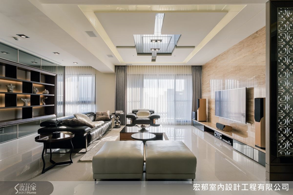 透過客變期格局重新設定,以及多樣化的建材使用。宏郁
