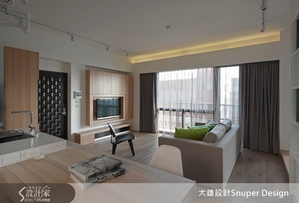 一間 24.6 坪新成屋,是屋主夫妻與心愛寵物的樂活空間