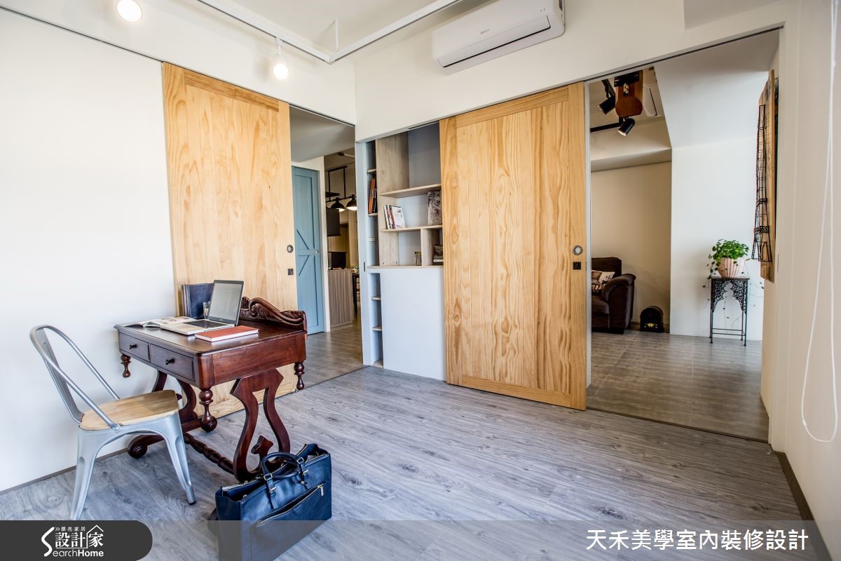 在台中市大雅區的 23 坪居宅裡,設計師替空間注入 LOF