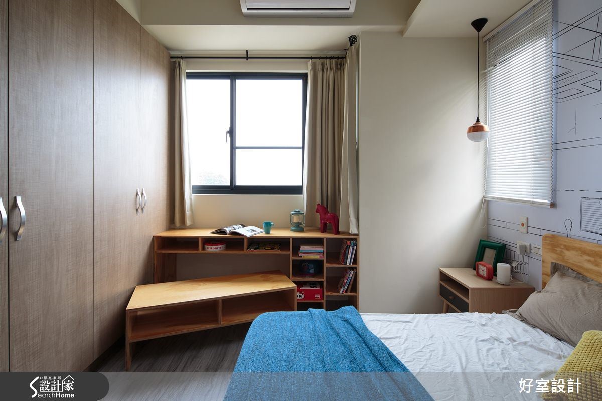 位於台南市區內一間充滿陽光的 17 坪 2 房 2 廳新成屋