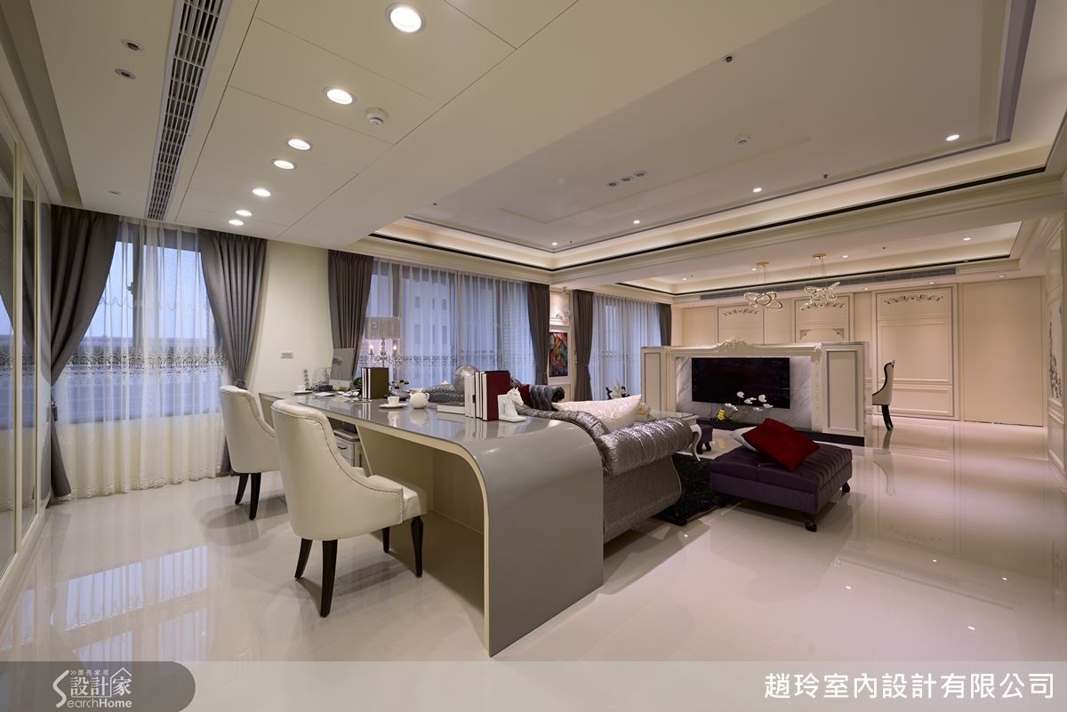 由於原本透天厝的活動空間就相當充足,搬到市區後,仍