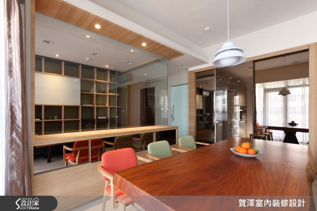 新竹的 35 坪現代宅,住著一對開朗、親切的屋主夫妻,