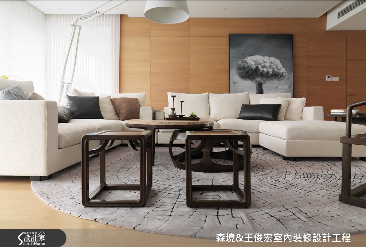 位於中國深圳的 150 坪私人會所,在設計師縝密規劃之