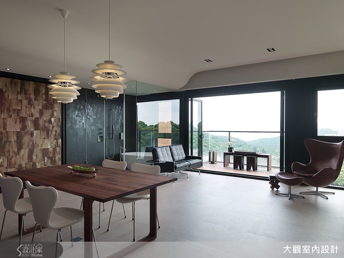雖是山上渡假小屋,但屋主不想因只是短暫停留,而遷就