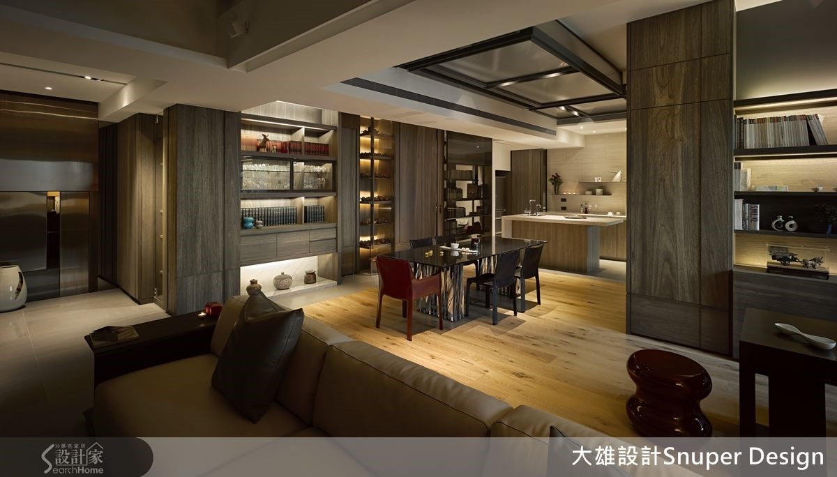 從建築觀點出發做室內設計,以細膩工法,讓鋼骨結構挑