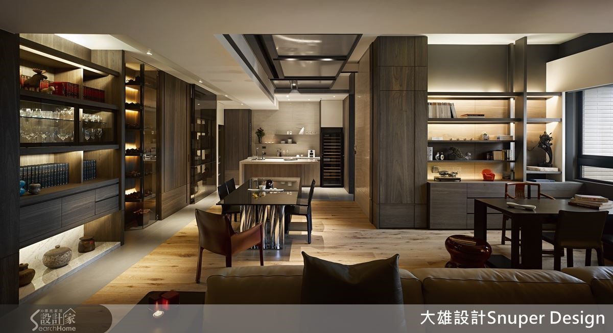 從建築觀點出發做室內設計,以細膩工法,讓鋼骨結構挑