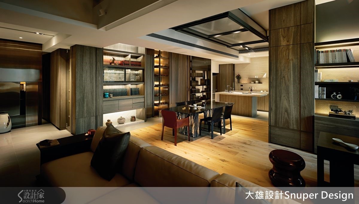 從建築觀點出發做室內設計,以細膩工法,讓鋼骨結構挑