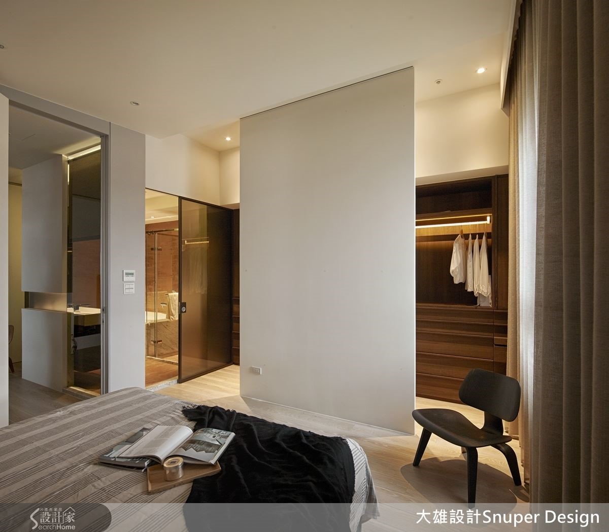 從建築觀點出發做室內設計,以細膩工法,讓鋼骨結構挑