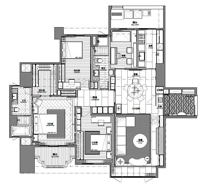 平面圖提供_L’atelier Fantasia繽紛設計 平面圖提供_L’atelier Fantasia繽紛設計