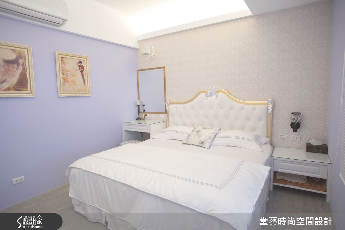 28 坪的居家場域,設計師注入了新古典與鄉村風格,透