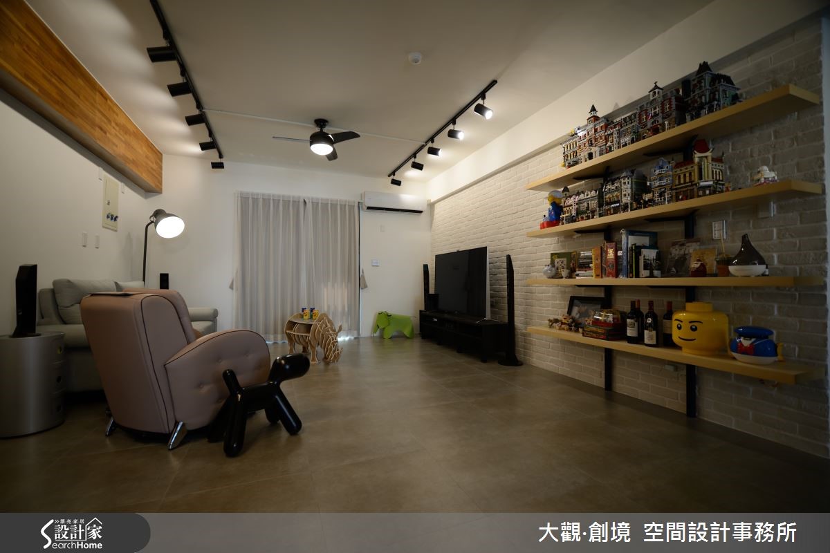 對於裝潢風格自有一套明確堅持的屋主,與設計師經過反