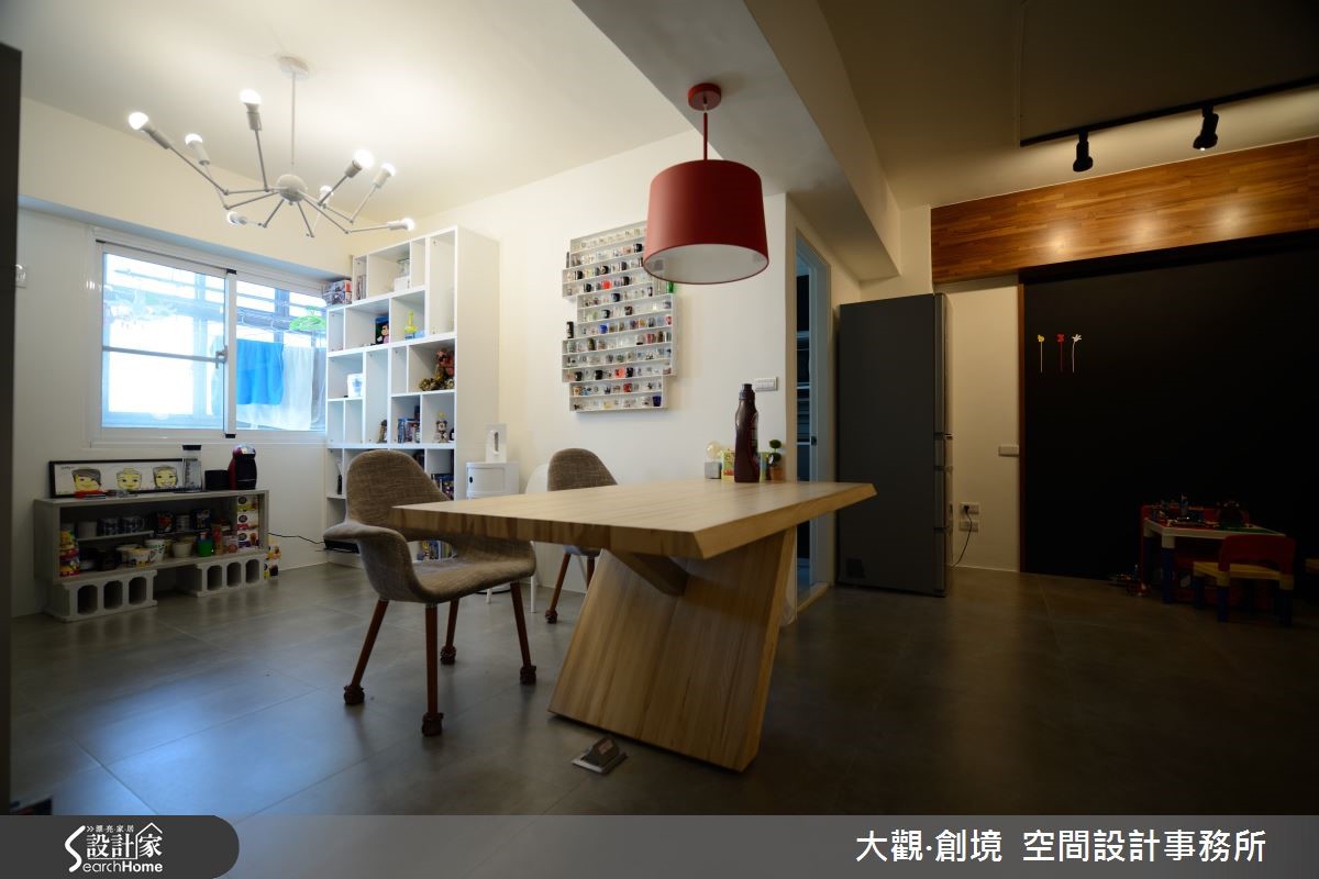 對於裝潢風格自有一套明確堅持的屋主,與設計師經過反