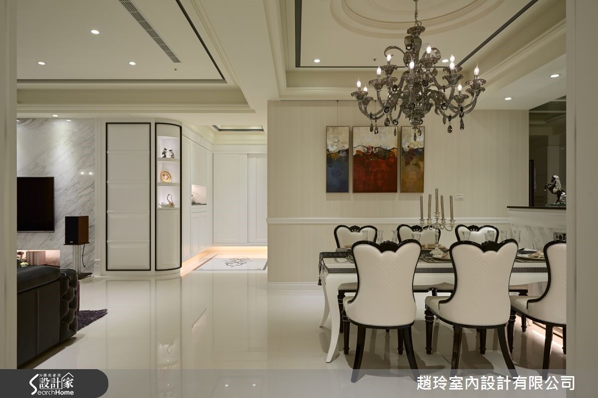充滿貴氣、優雅之感的新古典裝潢,常讓人一踏入便感受