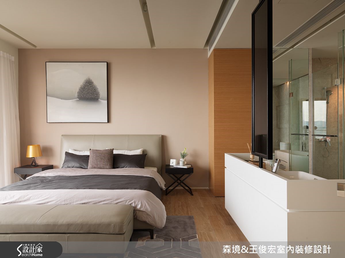 擁有一片海,是事業有成的屋主夫妻的夢想。於是在深圳