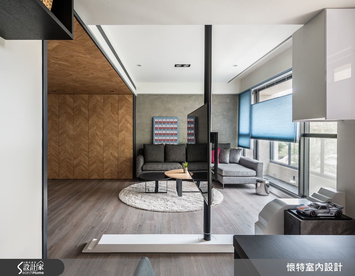 座落於台北市,原本為三房格局的 28 坪新成屋,屋內空