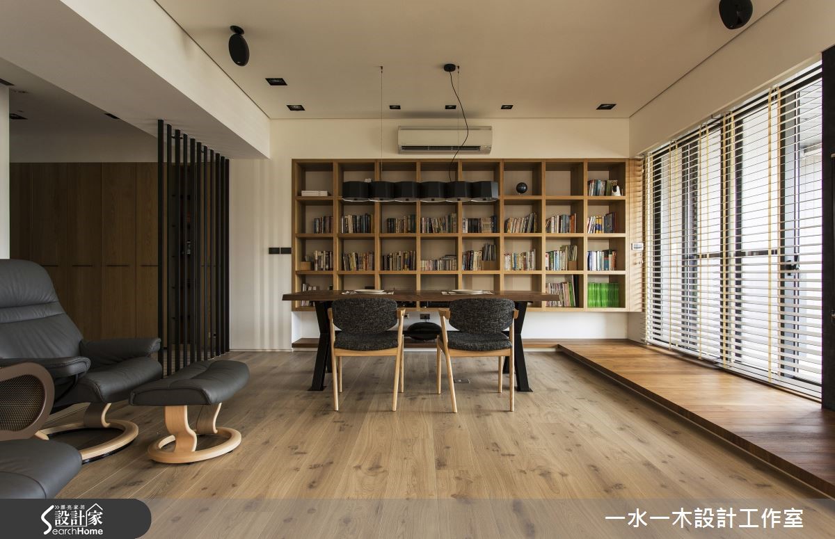 位於竹北市的 31 坪竹宅,設計師注入開放格局巧思,讓