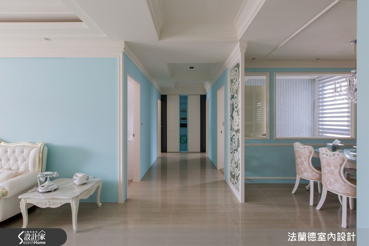 若你也喜歡夢幻水藍色,不如試試結合優雅精緻的新古典