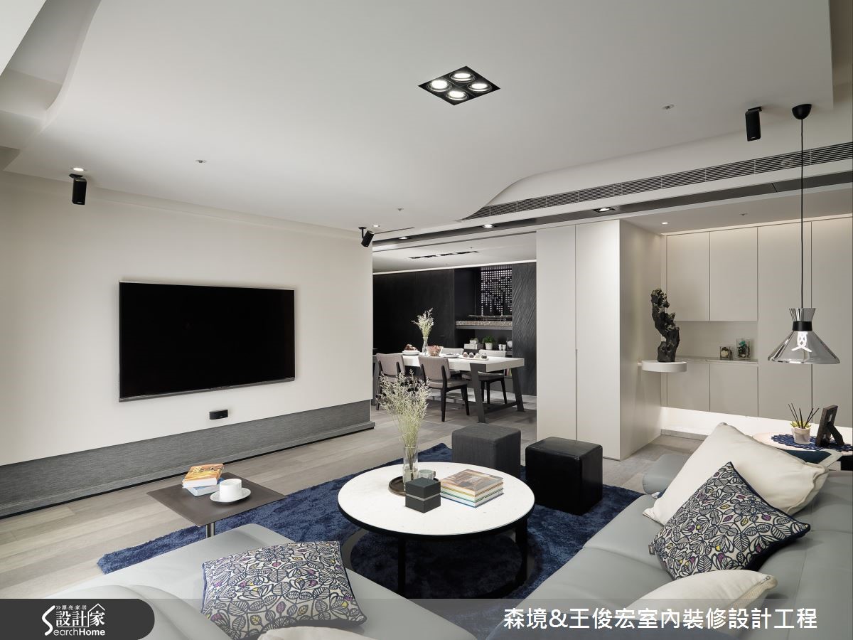 坐落新北中和的 60 坪現代風宅邸,在設計師的匠心獨運