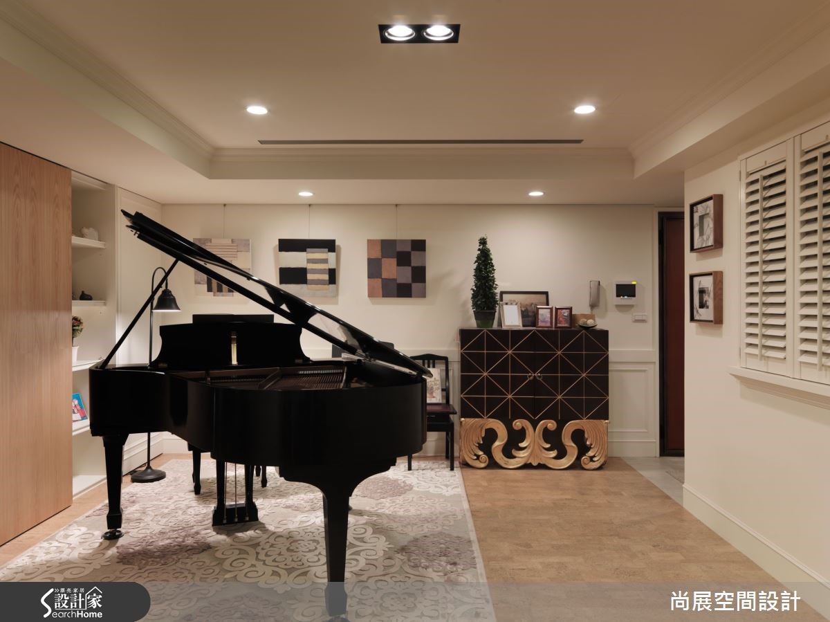 設計師與音樂家屋主三度合作,為 45 坪居家進行格局重