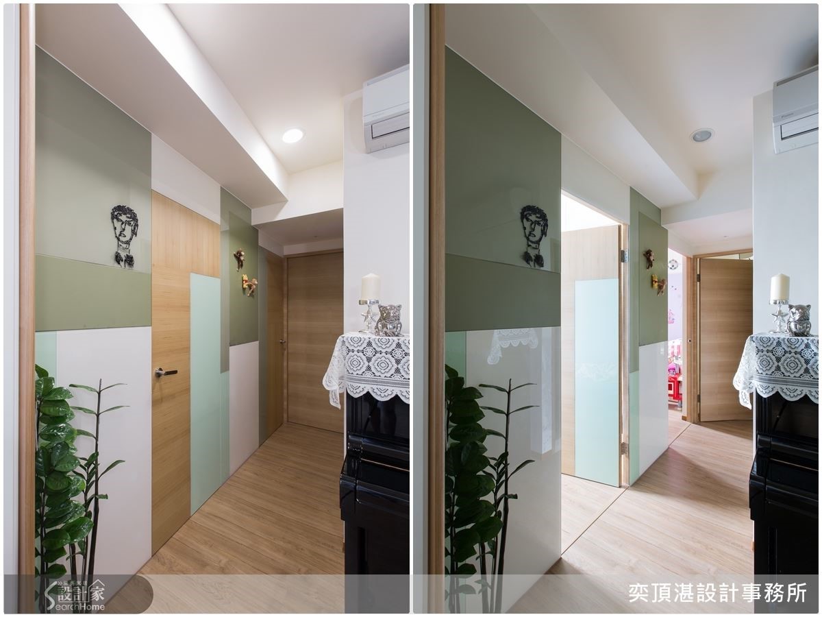 這是一間 24 坪的中古屋翻修案例,屋主一家四口希望藉