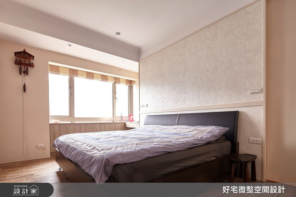 38 坪老屋,由於原先生活動線狹窄,且房間數量不足,