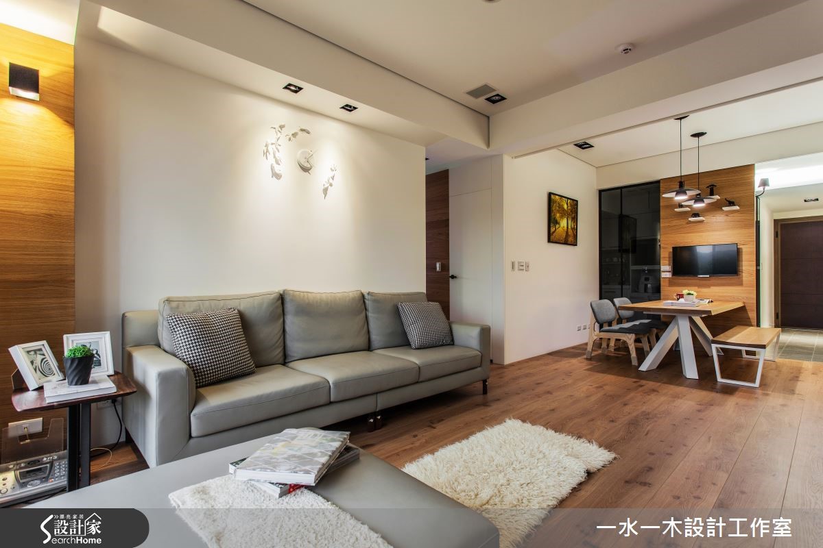 位於新北市中和的 25.5 坪居宅,因為屋主注重機能與舒