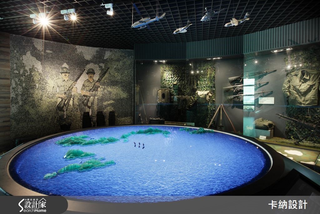 位於馬祖北竿的「戰爭和平紀念公園主題館」,展場設計