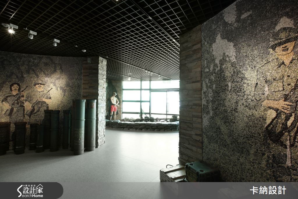 位於馬祖北竿的「戰爭和平紀念公園主題館」,展場設計