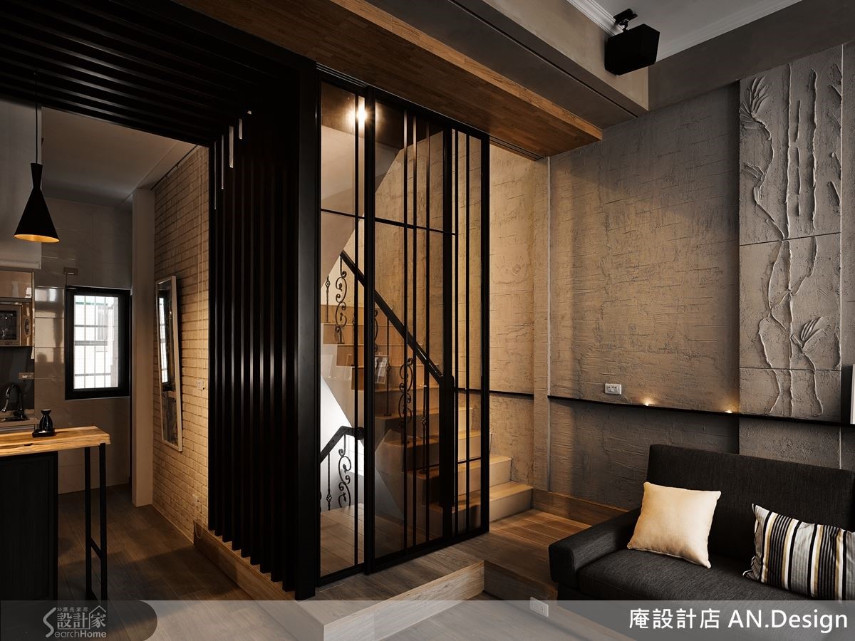庵設計店認為︰美學的精神對於此案是一種探討,木材的