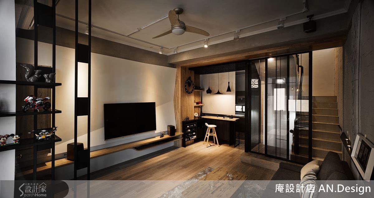 庵設計店認為︰美學的精神對於此案是一種探討,木材的