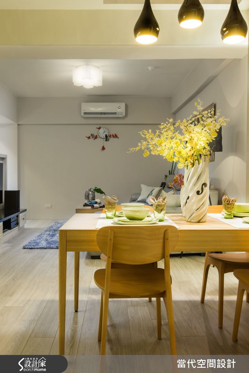 位於新北市的 26 坪老屋,室內以鄉村風為設計重點,清