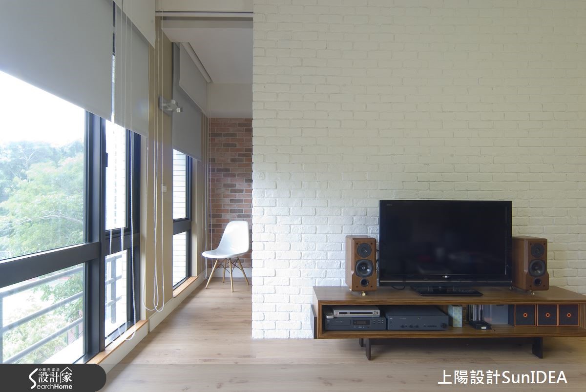 位於台北天母的 37 坪居宅,設計師挹注舒適的北歐語彙