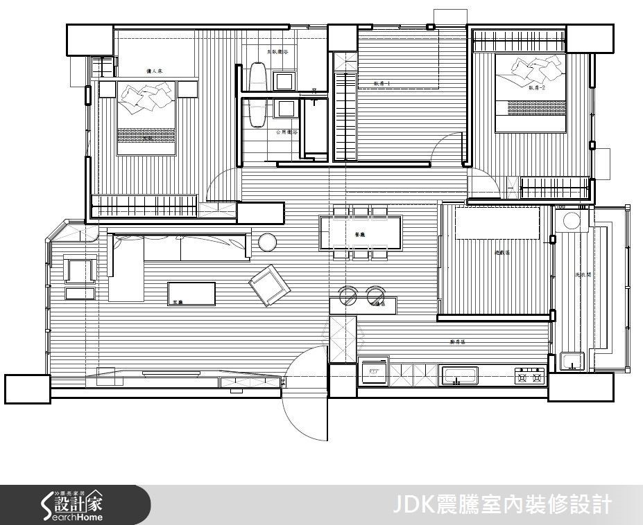 位於台北市士林區的 30 年以上老宅,承載同堂 4 代的