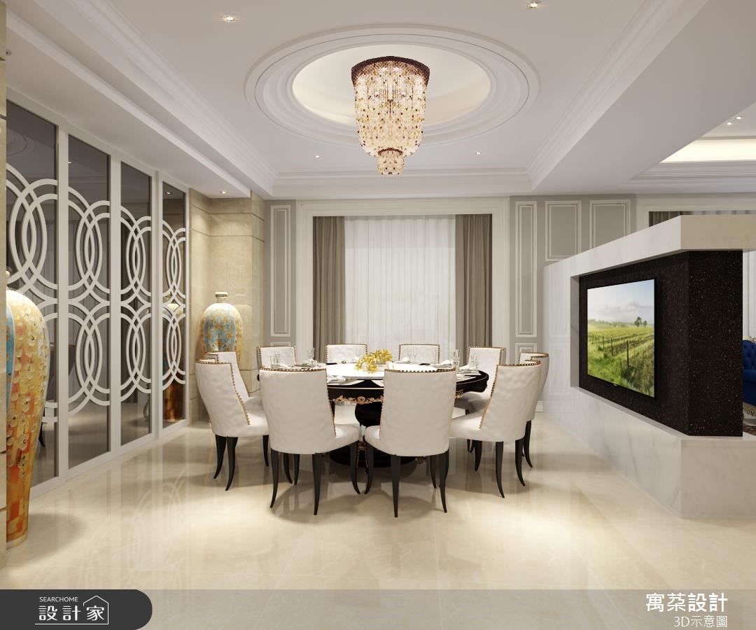 位於桃園的 200 坪大宅,在設計師規劃下,讓三層樓各