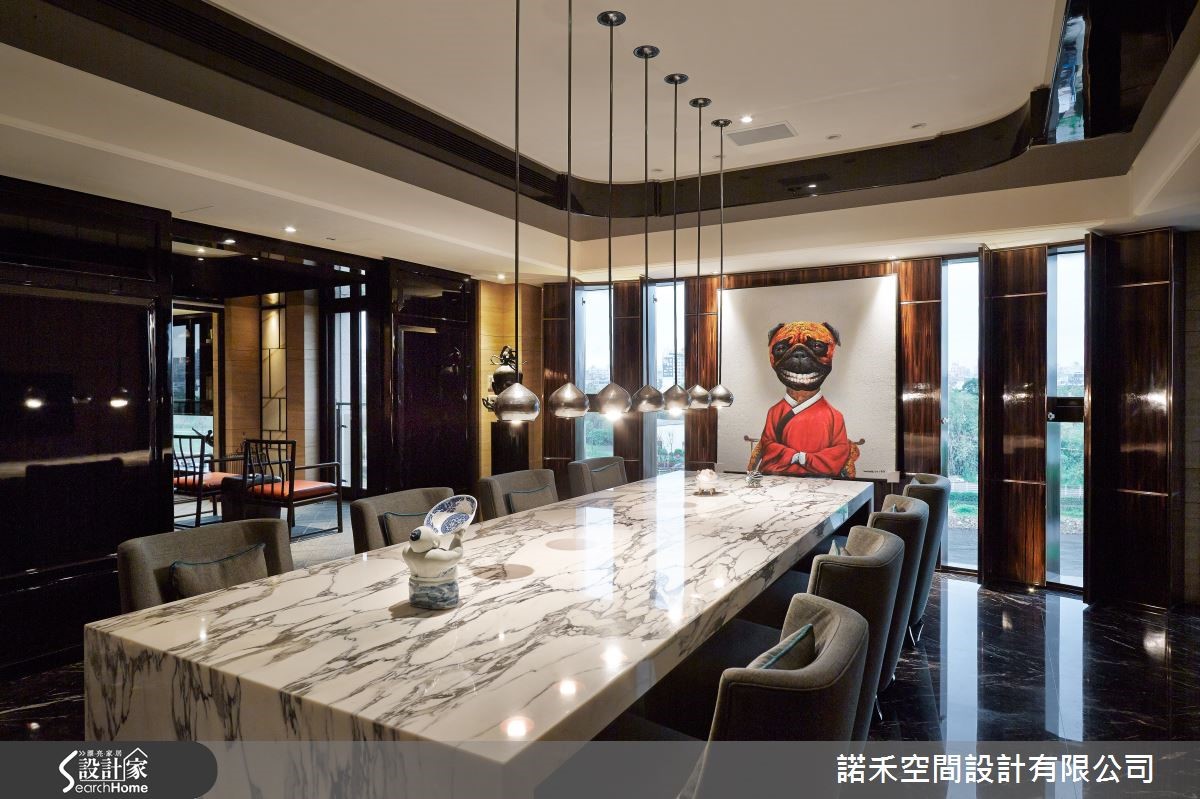三戶打通 250 坪的大尺度住宅,顛覆奢華定義,以《紅