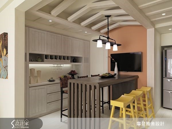 經由摩登雅舍室內設計量身訂製的住宅,不論公、私領域