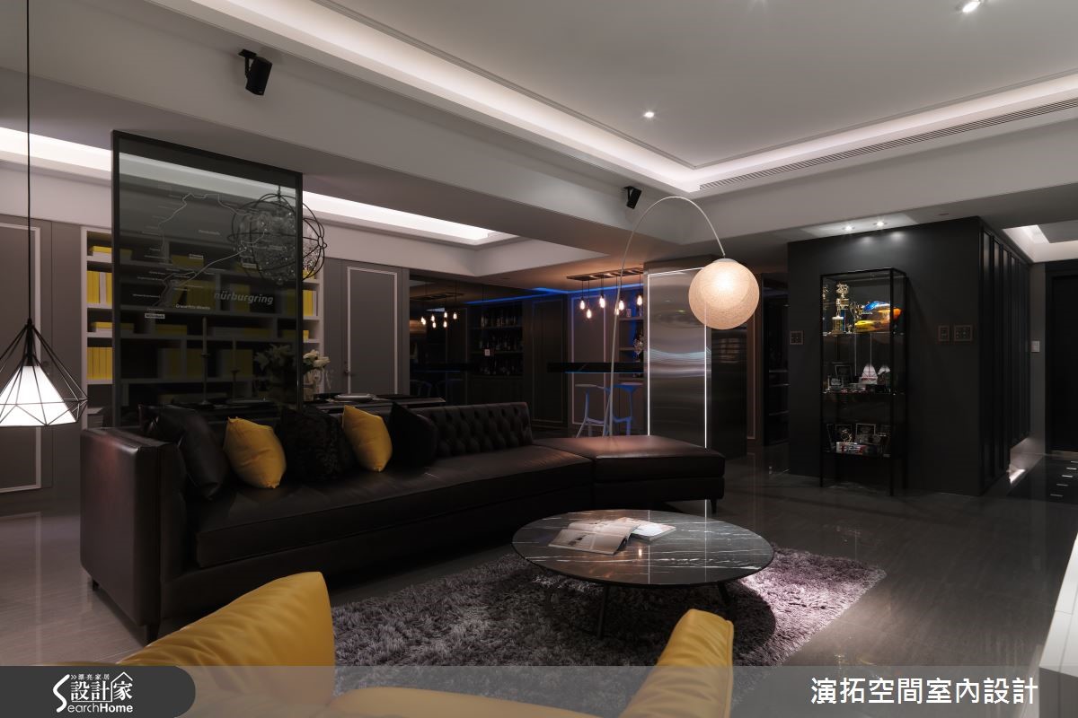位於台北市的 38 坪居宅,在設計師的巧思布局之下,將