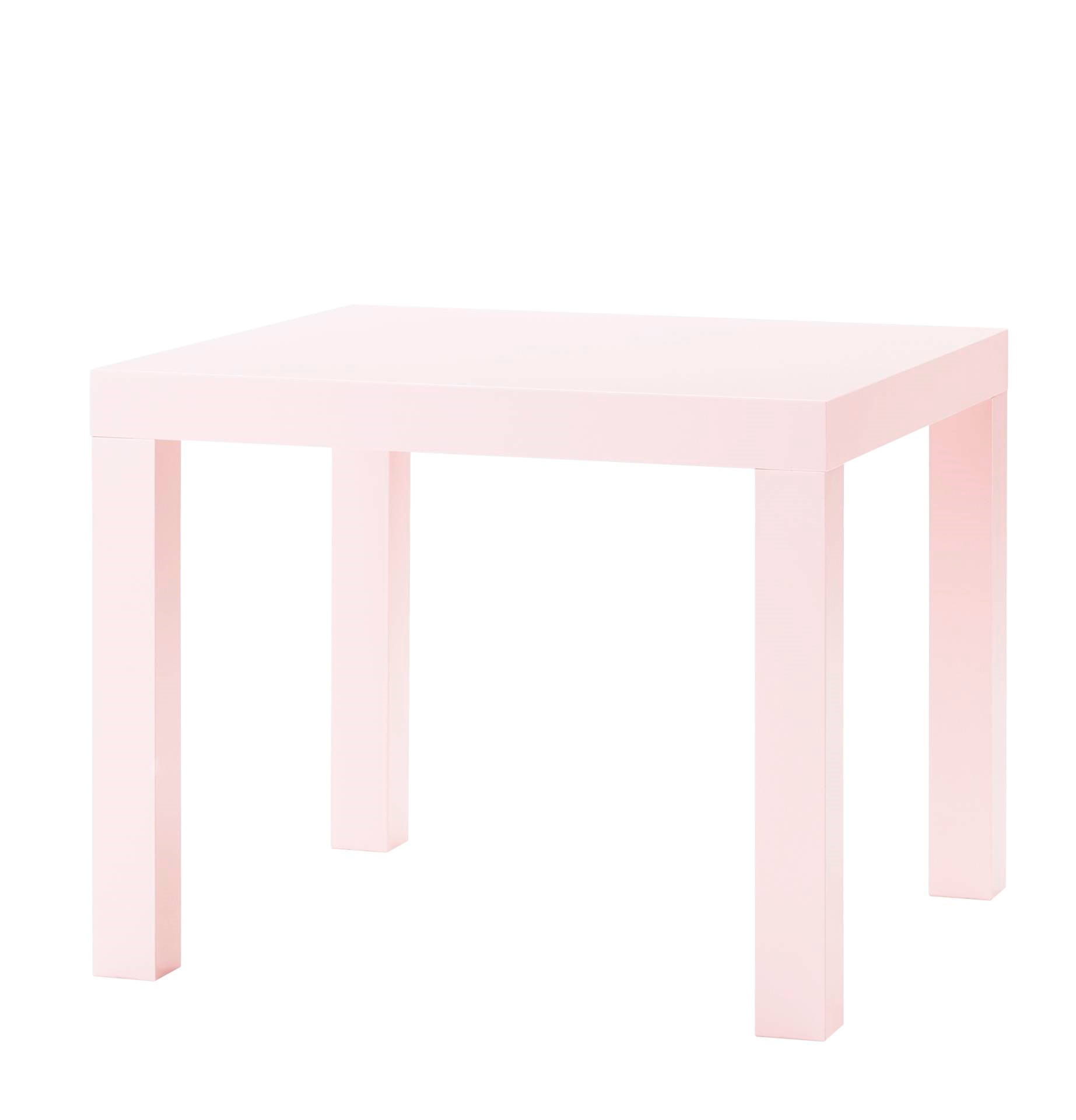 LACK粉紅色邊桌原價$399/特價$249 圖片提供_IKEA LACK粉紅色邊桌原價$399/特價$249 圖片提供_IKEA