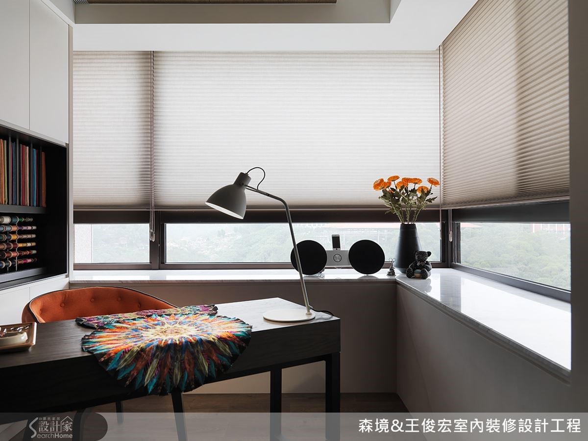 設計往往源自需求,女主人想要一個動線順暢,收納充足