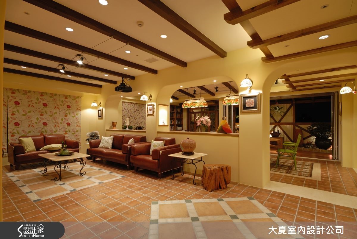 屋主一家鍾愛義大利莊園的氛圍,南歐鄉村風格有別與歐